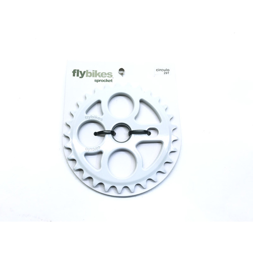 Fly Circulo Sprocket, 29T White *Sale Item*
