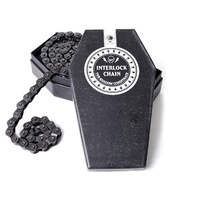 Shadow Interlock V2 Halflink Chain, Black