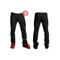 Shadow Vultus Skinny Jeans, 28" Black *Sale Item*