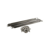 Tree Twigs 'N' Berries Butted 202mm Spokes and Nipples, Chrome