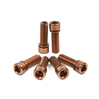 Shadow Hollow Stem Bolt Kit. Set Of 6, Orange