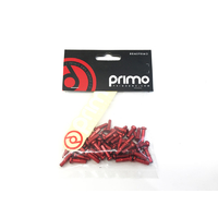 Primo Alloy Nipples, Red