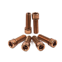 Shadow Hollow Stem Bolt Kit. Set Of 6, Copper