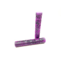 Tempered Zephyr Flangeless Grips, Purple / Black Swirl.
