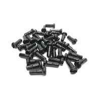 Forgotten 12mm Brass Spoke Nipples, 40 pce, Black