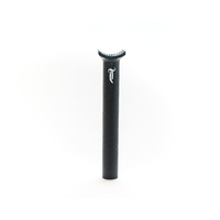 Tempered T logo 200mm Pivotal™ Post, Black