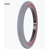 Shadow Strada Low Pressure Nuova Tyre, 20" x 2.3" Finest (Grey/Maroon)