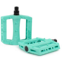Rant Trill Plastic Pedals, Real Teal