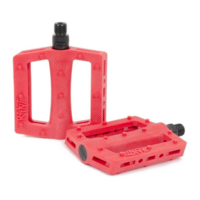 Rant Trill Plastic Pedals, Red