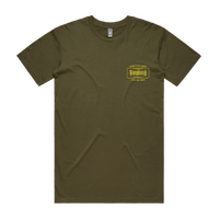 Tempered Goods, Crest Tee Ss X-Large Army 