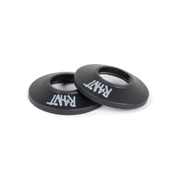 RANT Party Plastic Front Hub Guard PAIR Black