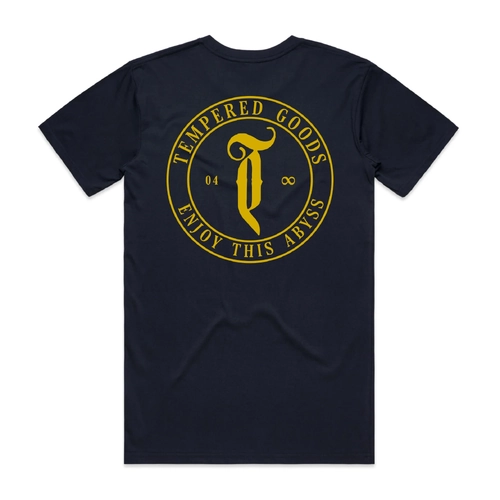 Tempered Logo Tee - Navy [Size: Small]