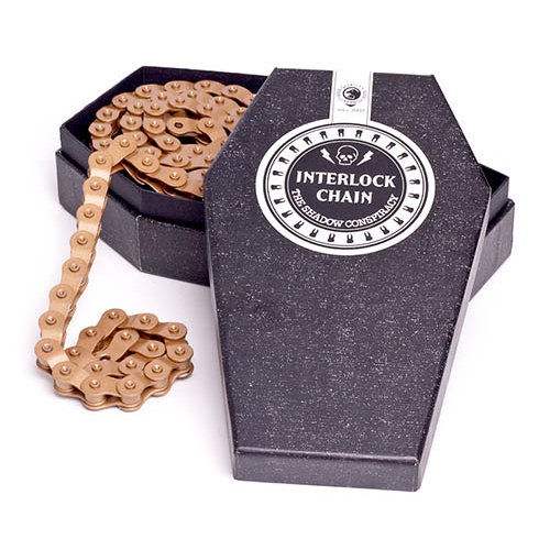 Shadow Interlock V2 Halflink Chain, Gold