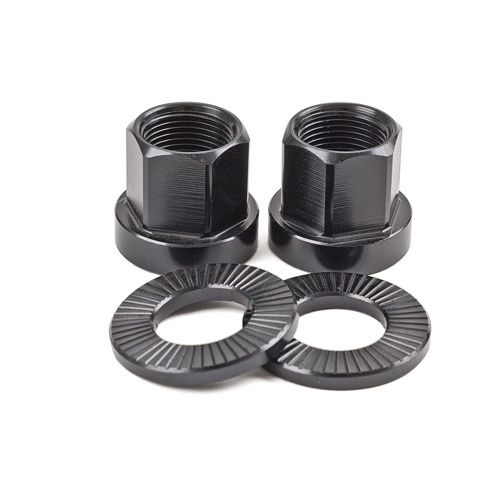 Shadow 10mm Alloy Axle Nuts (Pair), Black