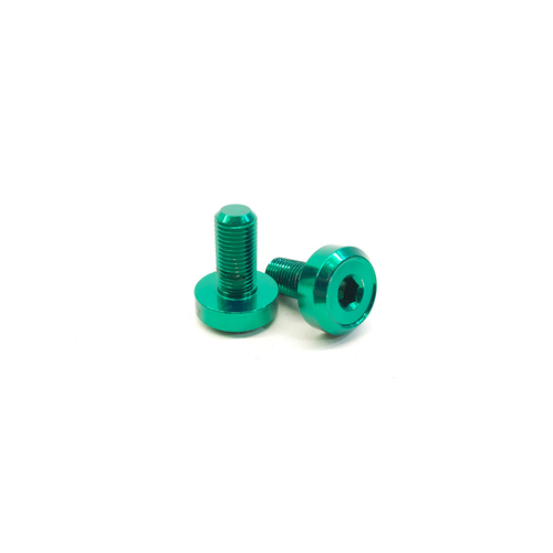 Shadow Raptor Slim Front Hub Bolts Green
