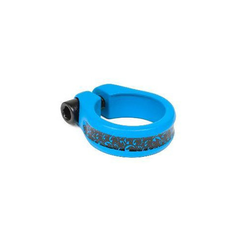 Shadow Alfred Seat Clamp, Matte Highlighter Blue *Sale Item*