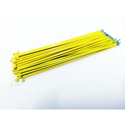Sputnic Spokes 194mm - Includes Nipples, Yellow *Sale Item*