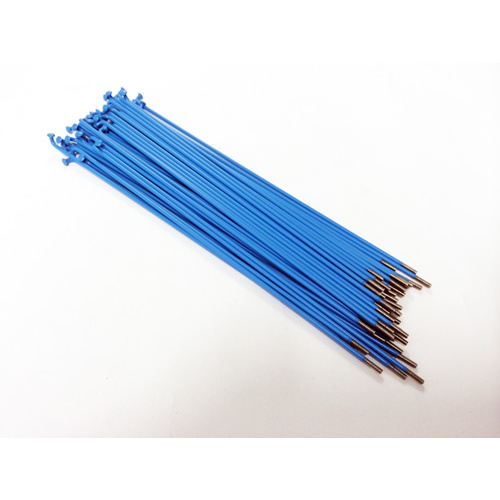 Shadow Spokes 180mm - Includes Nipples, Blue *Sale Item*
