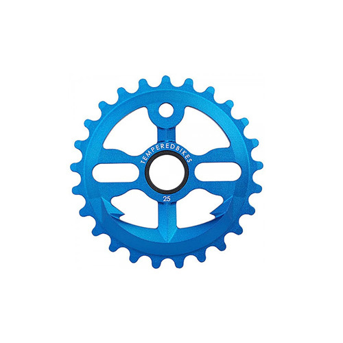 Tempered Anchor Down V1 Sprocket, 25T Blue