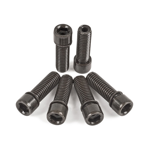 Shadow Hollow Stem Bolt Kit. Set Of 6, Black