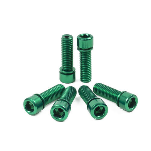 Shadow Hollow Stem Bolt Kit. Set Of 6, Green
