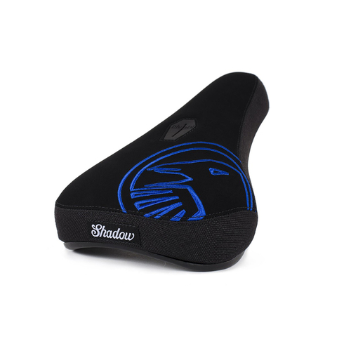 Shadow Crow Mid Pivotal™ Seat, Black W/Perma Blue Embroidery