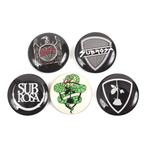 Subrosa Venom Denim Pin/Button Set. *Sale Item*