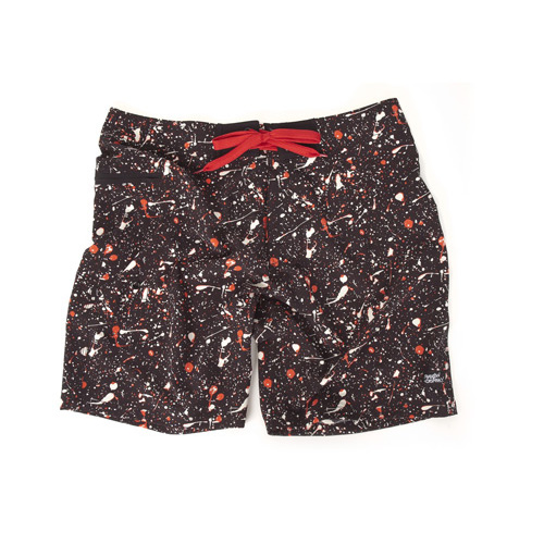 Shadow Jackson Boardshorts, Size 28" Black/Splatter *Sale Item*