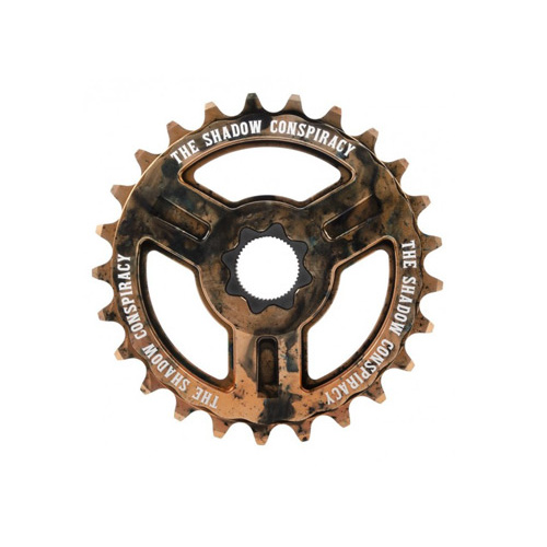 Shadow Motus 22mm Spline Drive Sprocket, 25T Copper Tye Die