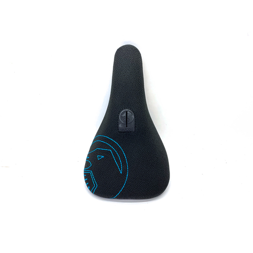 Shadow Crow  Slimmer Pivotal™ Seat, Black W/Blue Embroidery