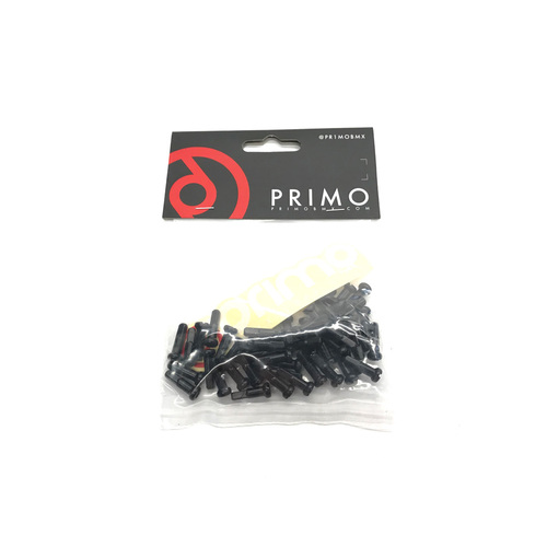 Primo Alloy Nipples, Black