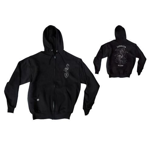 Subrosa Flamingo Hoodie, Black, Medium