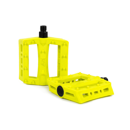 Rant Shred Plastic Pedals, Neon Yellow
