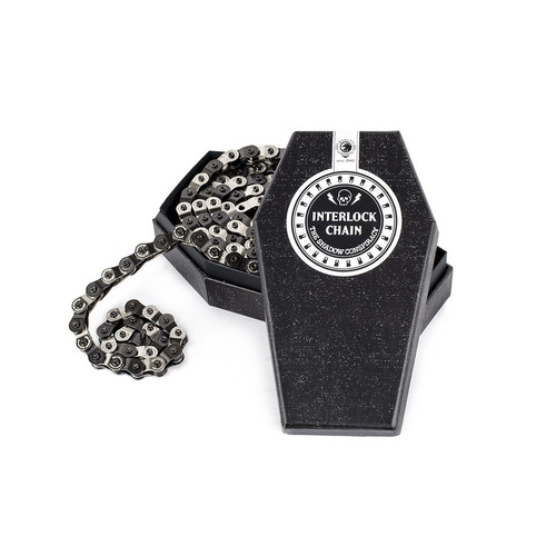 Shadow Interlock V2 3/32" Halflink Race Chain Silver/Black 