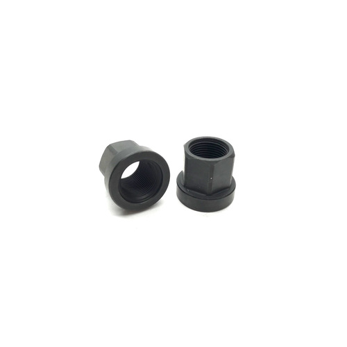 Shadow 14mm Steel Axle Nuts (Pair), Black 