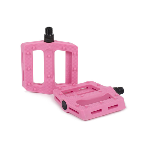 Shadow Surface Plastic Pedals, Double Bubble Pink