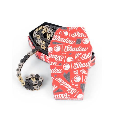 Shadow Interlock V2 Halflink Chain, Gold/Black/Chrome