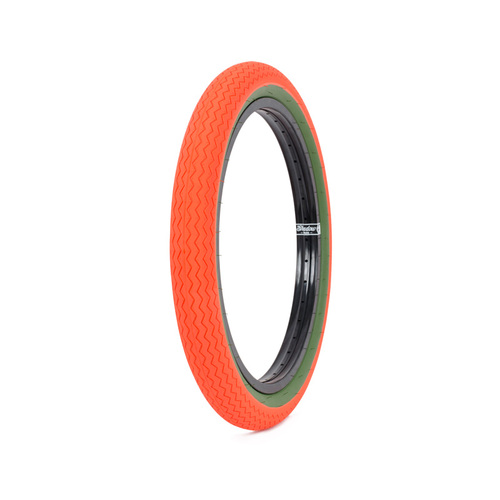 Subrosa Sawtooth Tyre, 20 x 2.35", Hunter Orange/Army Green