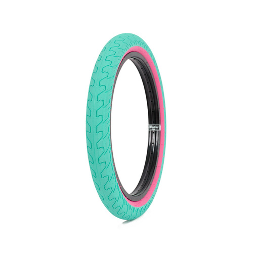 Rant Squad Tyre, 20" x 2.3", Teal W/ Pink Walls