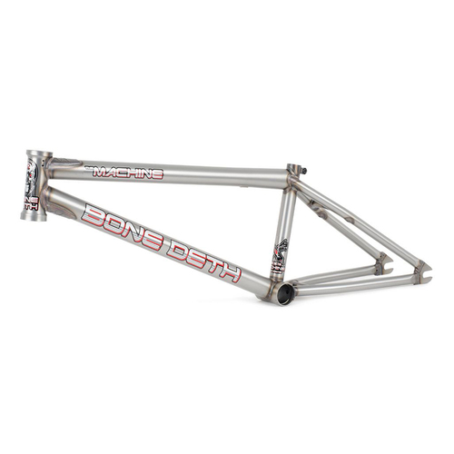 Bone Deth Machine Frame, 21" Trans Matte Raw