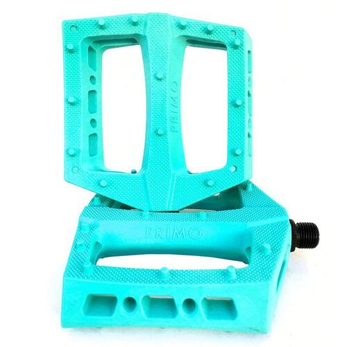 Primo Turbo Plastic Pedals, Tiffany Blue