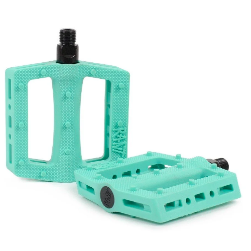 Rant Trill Plastic Pedals, Real Teal