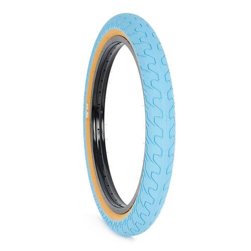 Rant Squad Tyre, 20" x 2.3", Sky Blue W/ Tan Walls