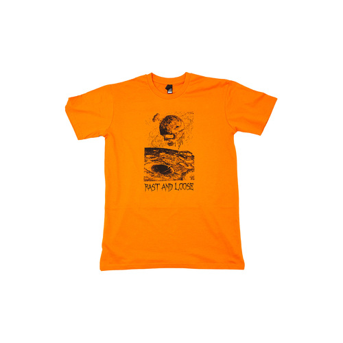 Fast And Loose Rotten Earth Orange  S/S Tee Large