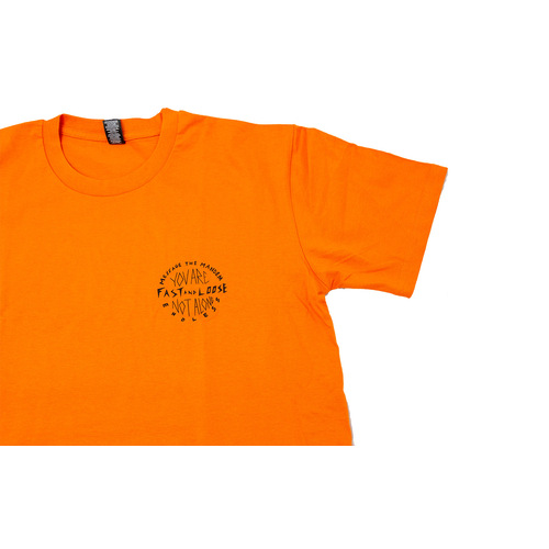 Fast And Loose X Endless Orange  S/S Tee Large