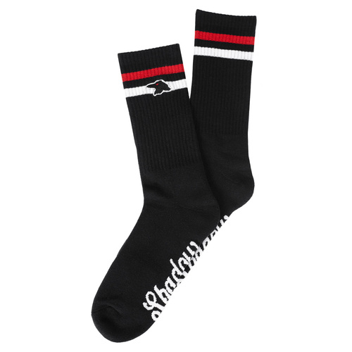 Shadow Finest Socks, Black / Red