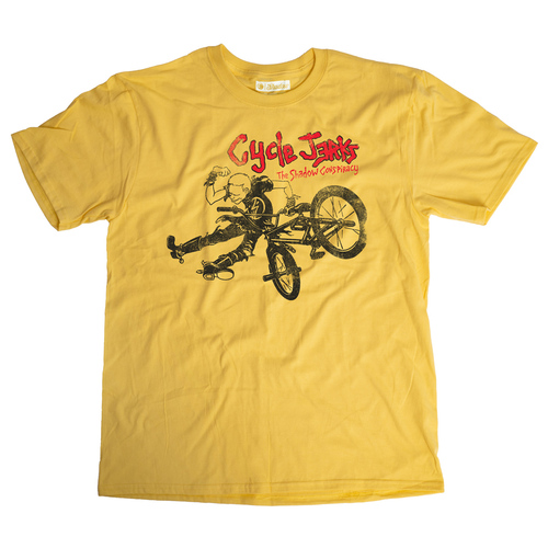 Shadow Cycle Jerks S/s Tee Lemon Zest X-Large 