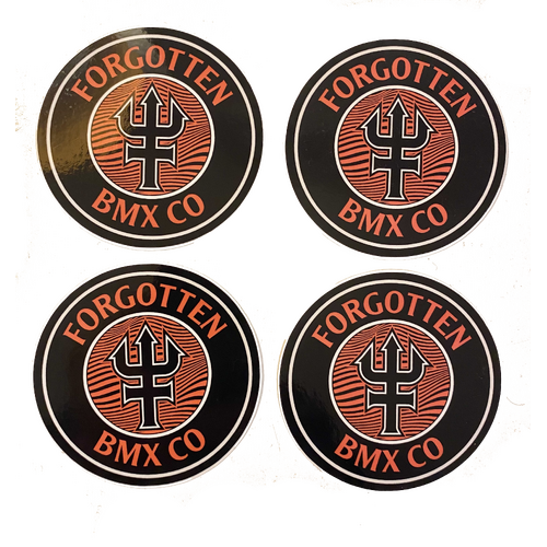 Forgotten Aftermath Logo Sticker 7cm (4pack) 