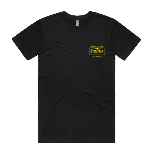 Tempered Goods, Crest Tee Ss Large Black