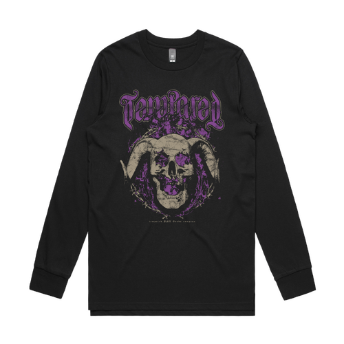 Tempered Goods, Goat / Vockenson Long Sleeve Tee X-Large Black 